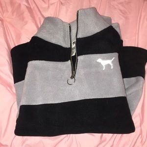 Pink quarter zip fleece